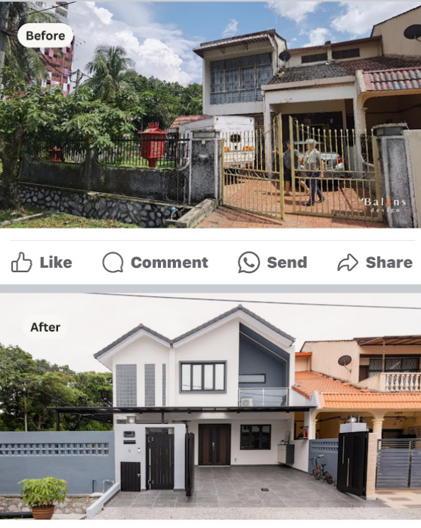 before and after comparison of home renovation in malaysia before and after comparison of home renovation in malaysia